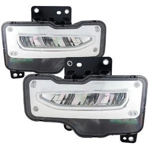 LED Fog Light Pair For 2016-2019 GMC Sierra 1500 - Picture 1 of 5