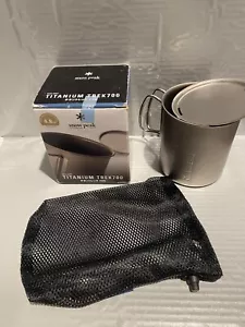 Snow Peak Titanium Trek 700 Mini Cookset Camping Cookware SCS-005T - Picture 1 of 4