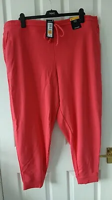 M&S Pink  Cuffed Joggers Size 24R BNWT RRP £17.50 • 12.20€