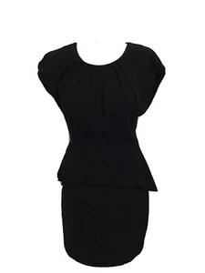 SANDRO - Black Dress Size EUR 1 UK S - Picture 1 of 8