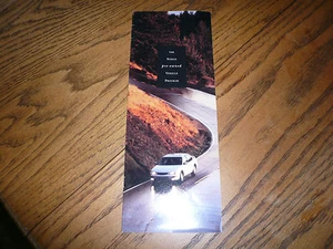 Folleto del programa de autos y camionetas Nissan de segunda mano - De colección - Imagen 1 de 3