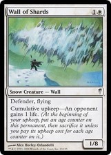 WALL OF SHARDS ~mtg NM/NM- Coldsnap Unc x1