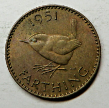 Great Britain Farthing 1951 Bronze KM#867 UNC