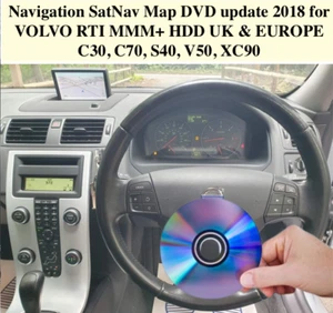 Navigation Navi Karte DVD Update 2018 für VOLVO RTI MMM+ HDD UK & EU - S40, XC90 - Bild 1 von 5