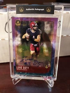 2022 Super Glow Luke Doty 1st Ever PURPLE & Blue Cracked Ice #2/5 AUTO #LD-3