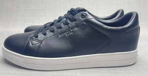 MICHAEL KORS MENS TENNIS SHOE BLACK NATE LACE UP Size 10.5 42F0NAFS2L BLACK - Picture 1 of 6
