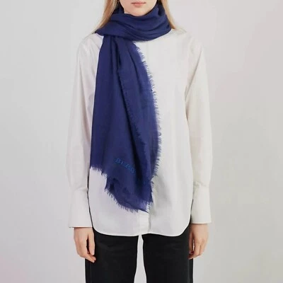 Burberry Scarf 100% Cashmere Made In Italy Lupin Solid Size 180X90 - Image 1 of 4