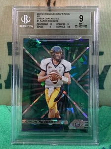 Aaron Rodgers FOTL Green Cracked Ice /6 2022 Chronicles Draft XR Graded BGS 9 - Bild 1 von 4