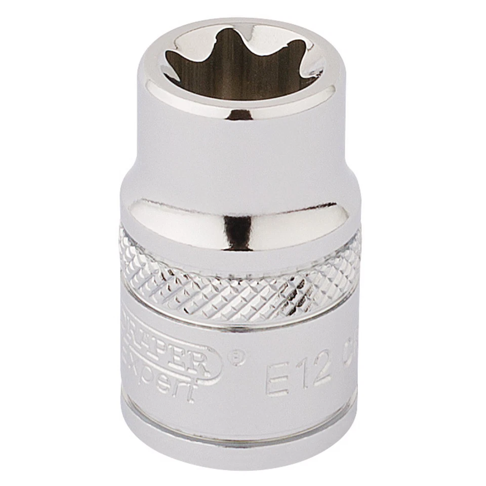 Draper Expert Quality 3/8" Square Drive TX-Star Socket - E12 - Image 1 of 1
