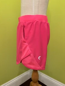 Zyia Active Running Shorts Girls L 12-14 Neon Pink Panty Liner Drawstring Pocket - Picture 1 of 6