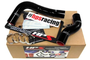 HPS Black Silicone Radiator Hose Kit Coolant OEM Replacement 57-1270-BLK ISF - Picture 1 of 5