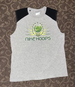 Youth Nike Silver Tag Basketball Sleeveless Top Youth Large (14-16) Hoops L - Picture 1 of 8