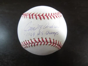 Jim McAndrew Autograph Signed baseball New York Mets 1969 WSC - Picture 1 of 3