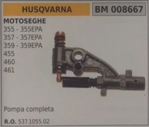 537105502 KIT POMPA OLIO RICAMBIO MOTOSEGA HUSQVARNA 455 460 461 - Picture 1 of 1