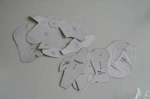 2 Teddy Bären Schnittmuster / selber nähen / basteln - Bild 1 von 1