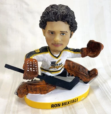 Bobblehead, Рон Хекстолл, Брэндон пшеничные короли, звезда НХЛ вратарь, новый в коробке - Изображение 1 из 4