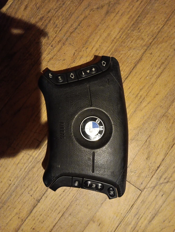 1999-05 BMW E46 325I 323I 328I 330I NON-SPORT 4 SPOKE STEERING WHEEL W/ BUTTONS - Image 1 of 3