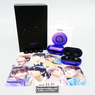 Cargador de auriculares inalámbrico Samsung Galaxy Buds+ edición BTS oficial 7 tarjetas fotográficas Foto 1 de 4