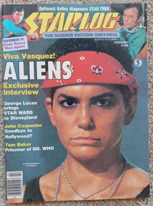 Starlog Magazine February 1987 Christopher Reeve Superman Aliens Star Trek - Picture 1 of 3