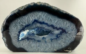 Natural Beautiful Agate Geode Druzy Free Standing Extra Large Gemstone 6lb. 15oz - Picture 1 of 15