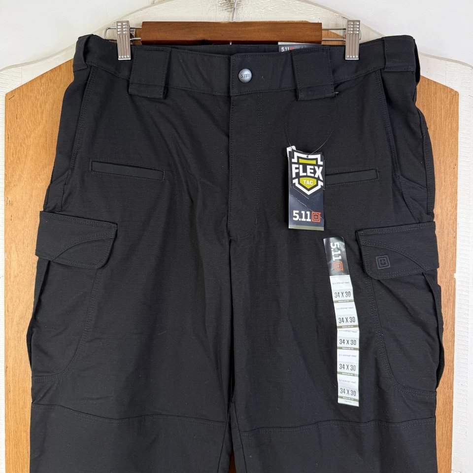 Pantalones tácticos 5.11 para hombre 34x30 Stryke Flex Tec carga utilitaria ropa de trabajo NUEVOS NUEVOS CON ETIQUETAS Foto 1 de 4