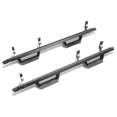 N-FAB EPYX BLACK NERF BAR STEPS FOR SILVERADO SIERRA 1500 2500HD 3500HD CREW CAB Foto 1 de 4