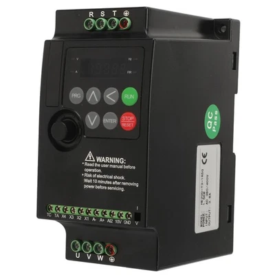 Motor Inverter AC380 400V Input 1.5KW AC380V Output Copper Coil VFD For Machine - image 1 of 4