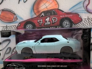 Jada Metals Diecast 1:24 Pink Slips 2015 Dodge Challenger SRT Hellcat (Blue) - Picture 1 of 4