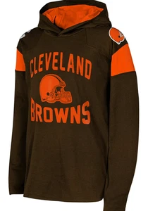 NIKE ' YOUTH ' CLEAVLAND BROWNS CHAMP LIGHTWEIGHT HOODIE ' LARGE (14/16) ' - Picture 1 of 2