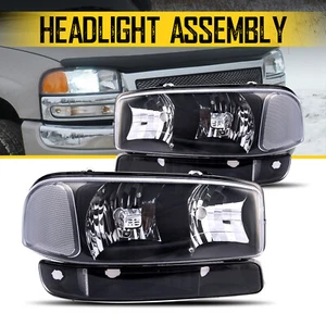 KAC Headlight Assembly For 1999-2006 GMC Sierra 2000-2006 Yukon Superior Quality - Picture 1 of 12