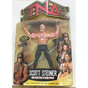 *New In Box* TNA Series 7 Scott Steiner WWE Wrestling Action Deluxe Figure Toy - Picture 1 of 3