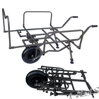 Delta Fishing Trolley Big Wheel XXL Carp Barrow Schnellklapp Angelkarre Kva - Bild 1 von 4