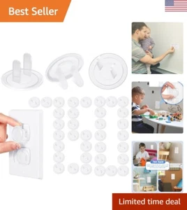 750 Pcs Clear Outlet Covers Bulk Child Baby Proofing Proof Plug Covers for El... - Picture 1 of 8