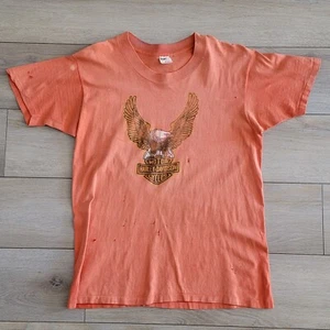 Vintage Harley Davidson T-Shirt Adler Logo L - Bild 1 von 19
