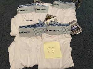 5er Pack Stacy Adams Herren Weiß Unterwäsche & Nachtwäsche Größe XL, Neu - Bild 1 von 12