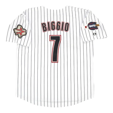 Craig Biggio Houston Astros Home White 2005 World Series Jersey Men's (S-3XL) Cover