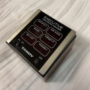 Vintage TANDY Executive Decision Maker 60-1008 Radio Shack (Electronic 8 Ball) - Picture 1 of 9