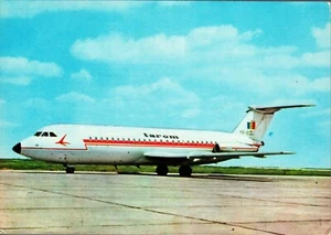 Romania, 1980's, Vintage Greeting Postcard - BAC 1-11 Aircraft, TAROM Airlines - Picture 1 of 2