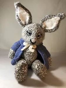 Handmade Crochet Amigurumi Easter Plush Bunny - Picture 1 of 5