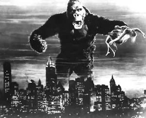 King Kong Classic Vintage poster XL CANVAS PRINT 24"X 36" - Picture 1 of 1