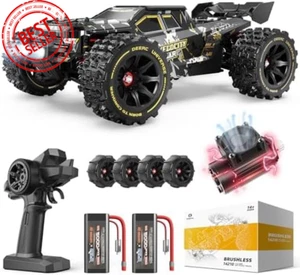 1:14 Brushless RC Car – 50+ MPH 4x4 Waterproof Truck w/ 2 Lipo Batteries - Picture 1 of 12