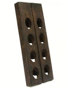 Champagner Rüttelbrett für 8 Flaschen Weinregal alt edel original antik - Bild 1 von 4
