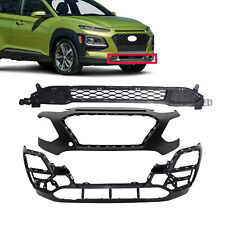  3PCS Front Lower Grille/Front Upper Lower Bumper For Hyundai Kona 2018-2021