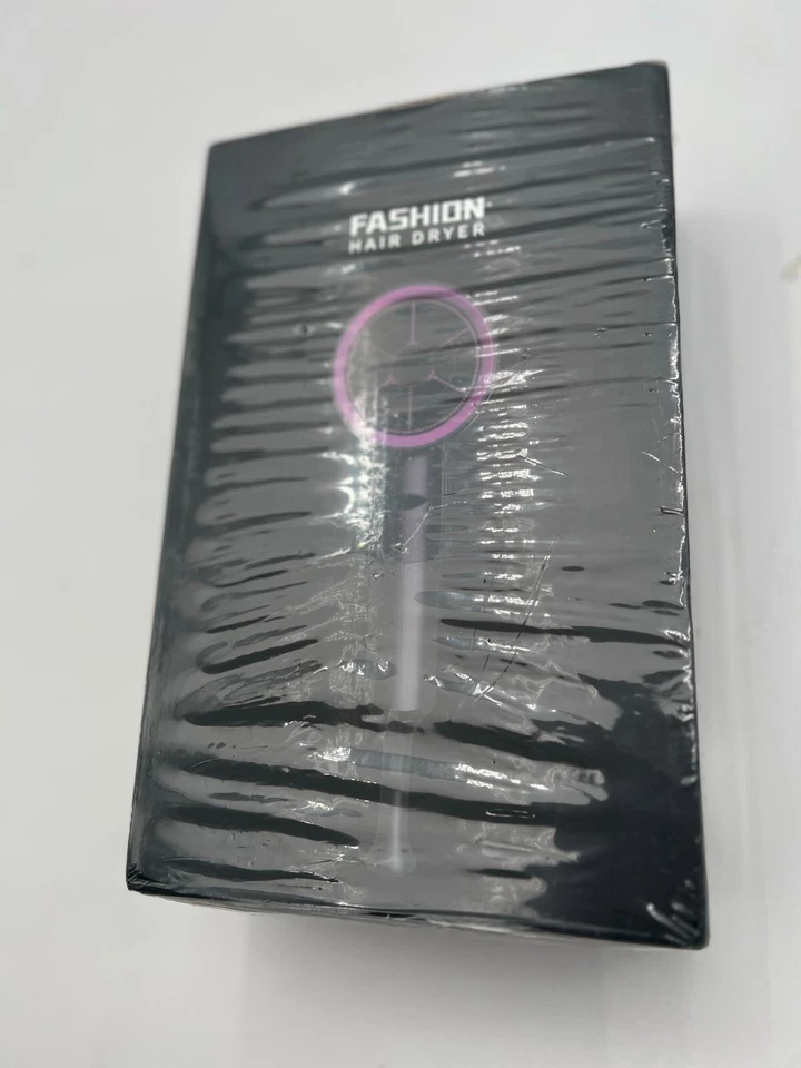 Fashion Hair Dryer Model W/Attachments Black - NEW - Image 1 of 3