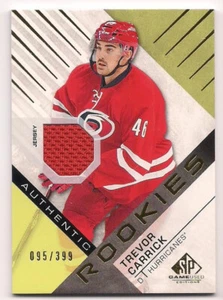 Trevor Carrick 16-17 UD SP Game Used Edition Authentic Rookies Jersey /399 2c - Picture 1 of 1