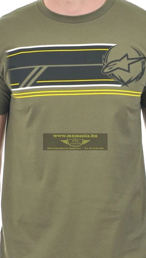 Alpinestars Sioux Tee (M) Military Green - Image 1 of 1