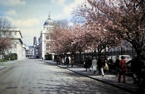 Original Slide, 1972 Kodachrome, London Street Scene, People walking on Tour - Photo 1/1