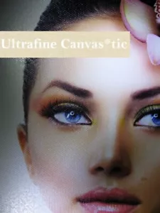 2 Rolls Ultrafine Canvas*Tic Canvas Textured Matte Fabric 19 Mil 24" x 75' - Picture 1 of 1