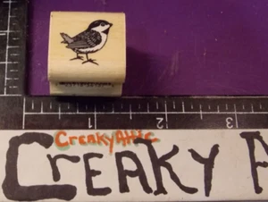 TINY BABY BIRD RUBBER STAMP INKADINKADO 4137F CREAKYATTIC - Picture 1 of 2