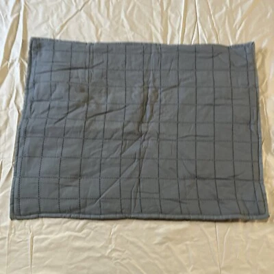 Threshold Studio McGee Almohada Falsa (1) Edredón Peso Pesado Mezcla de Lino Gris Oscuro Foto 1 de 4